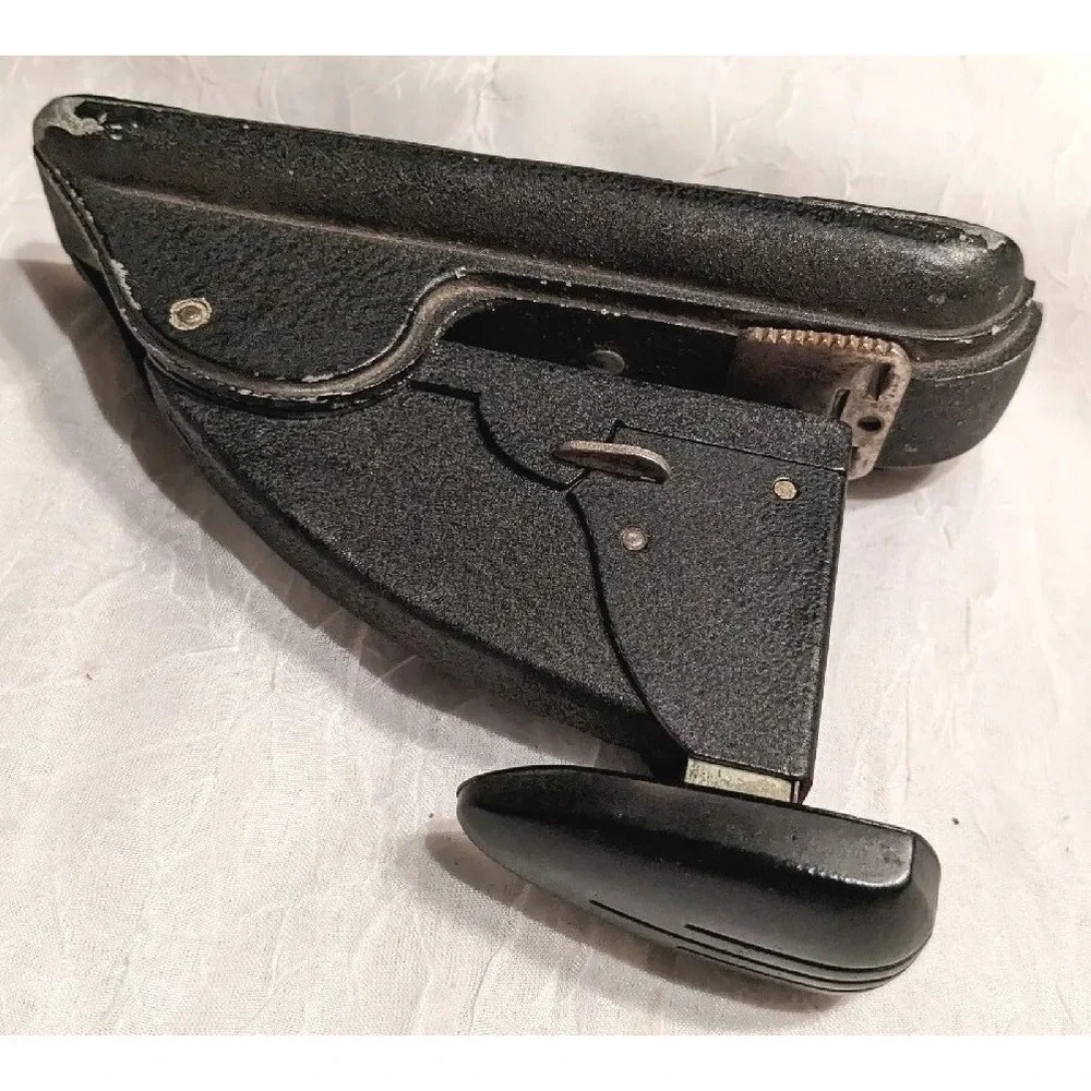 Stapler Art Deco Speed Office Supply Products Desk Accessory Black Old Retro Vtg